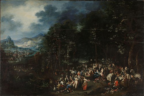 John the Baptist Preaching, 1715, Johann Jakob Hartmann