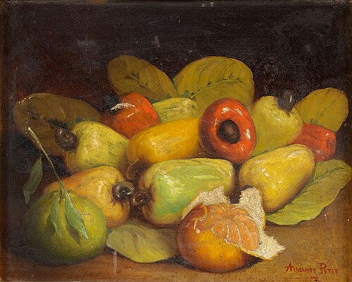 Stilleben mit Paprika und Früchten, 1927, Auguste Petit