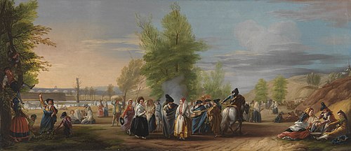 The Meadow of San Isidro, 1785, José del Castillo