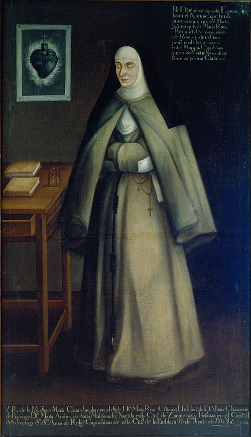 Portrait of Sister María Clara Josefa, 1769, José del Castillo