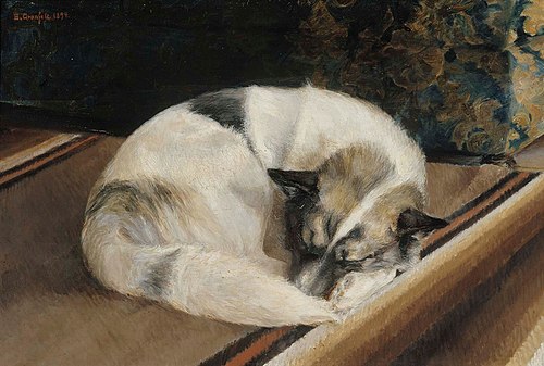 Reposing Dog, 1894, Sigrid Granfelt