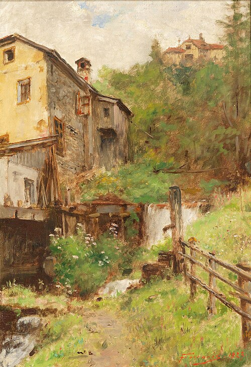 Old Mill, 1923, Arthur Ferraris