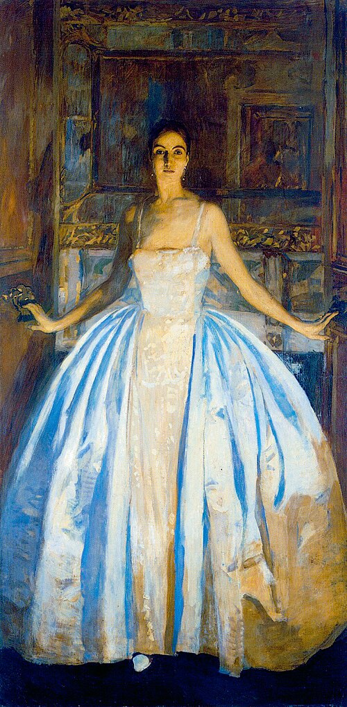 Portrait of the Marchioness Malacrida, 1926, Ettore Tito