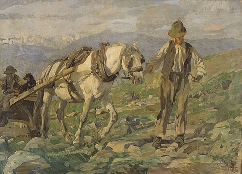 Le Plateau d'Asiago (Vicenza), 1894, Ettore Tito