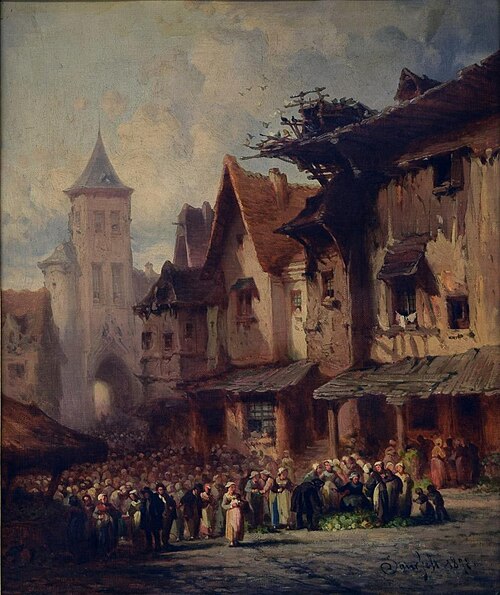 German Village, 1872, Léonard Saurfelt