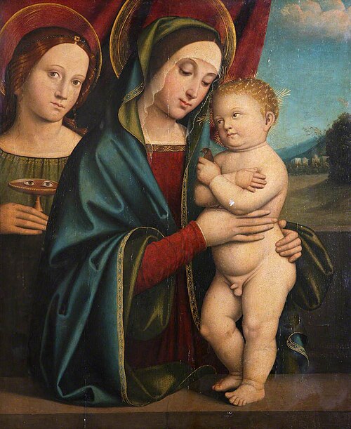 Madonna and Child with Saint Lucy, , Francesco Francia