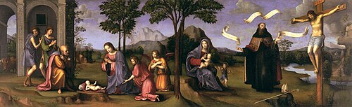 Adoration of the Child, 1504, Francesco Francia