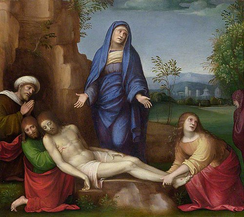 Mourning over the Dead Christ, 1513, Francesco Francia