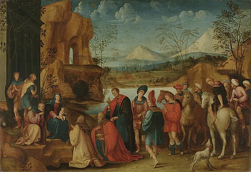 Anbetung der Könige, 1490, Francesco Francia