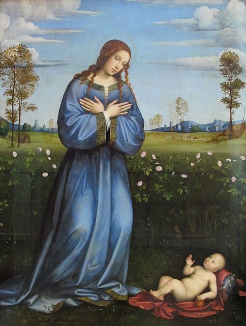 Madonna im Rosenhag, 1500, Francesco Francia