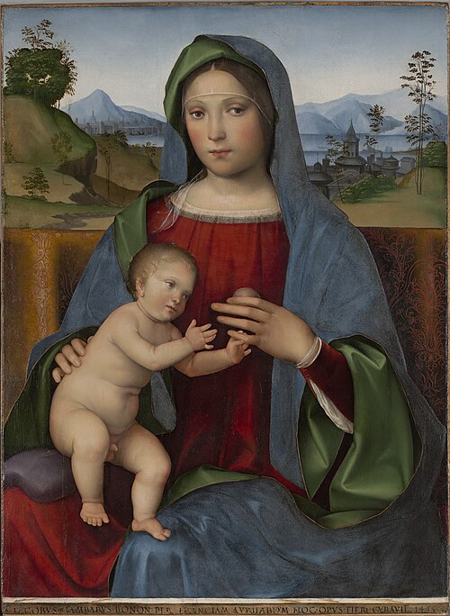 Virgin and Child: The Gambaro Madonna, 1495, Francesco Francia
