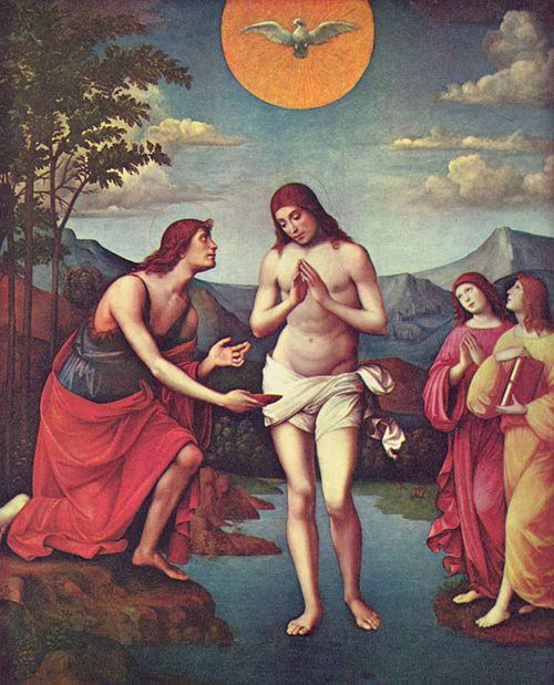 Baptism of Christ, 1509, Francesco Francia