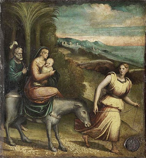 The Flight into Egypt, 1600, Francesco Francia