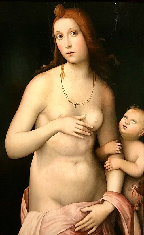 Vénus et Cupidon, 1500, Francesco Francia