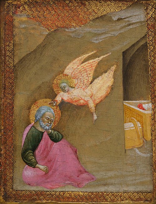 Le Songe de saint Joseph, 1435, Maître de l'Observance
