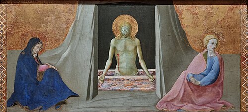 Le Christ au tombeau, 1435, Maître de l'Observance