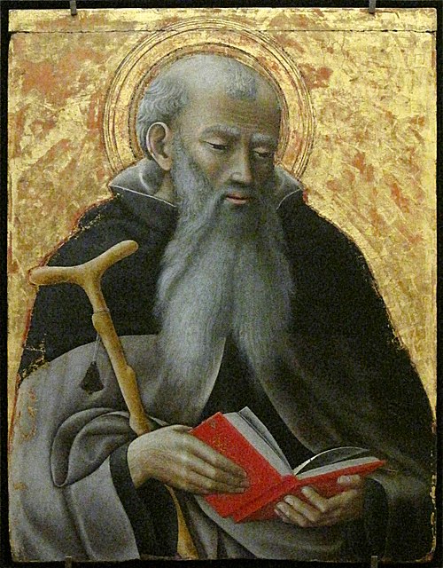 Saint Antoine abbé, 1435, Maître de l'Observance