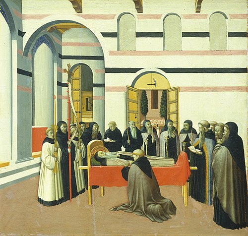 The Death of Saint Anthony, 1430, Maître de l'Observance