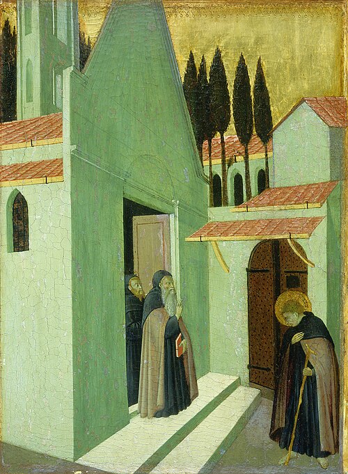 Saint Anthony Leaving His Monastery, 1430, Maître de l'Observance