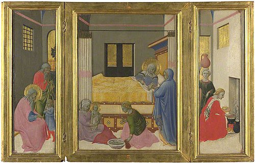 The Birth of the Virgin, 1440, Maître de l'Observance