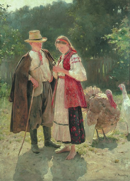 Idyll, 1908, Mykola Pymonenko