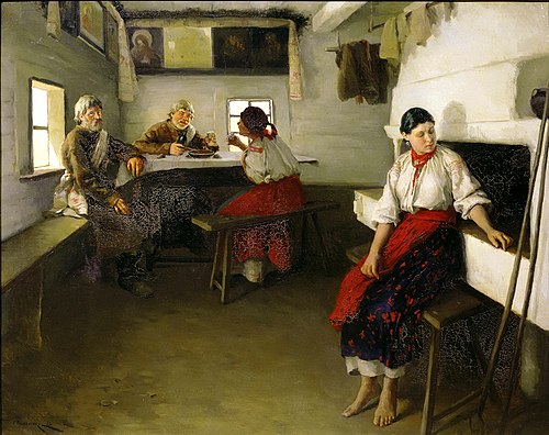 Matchmakers, 1882, Mykola Pymonenko