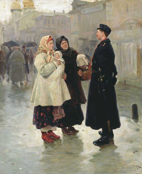 Meeting, 1908, Mykola Pymonenko