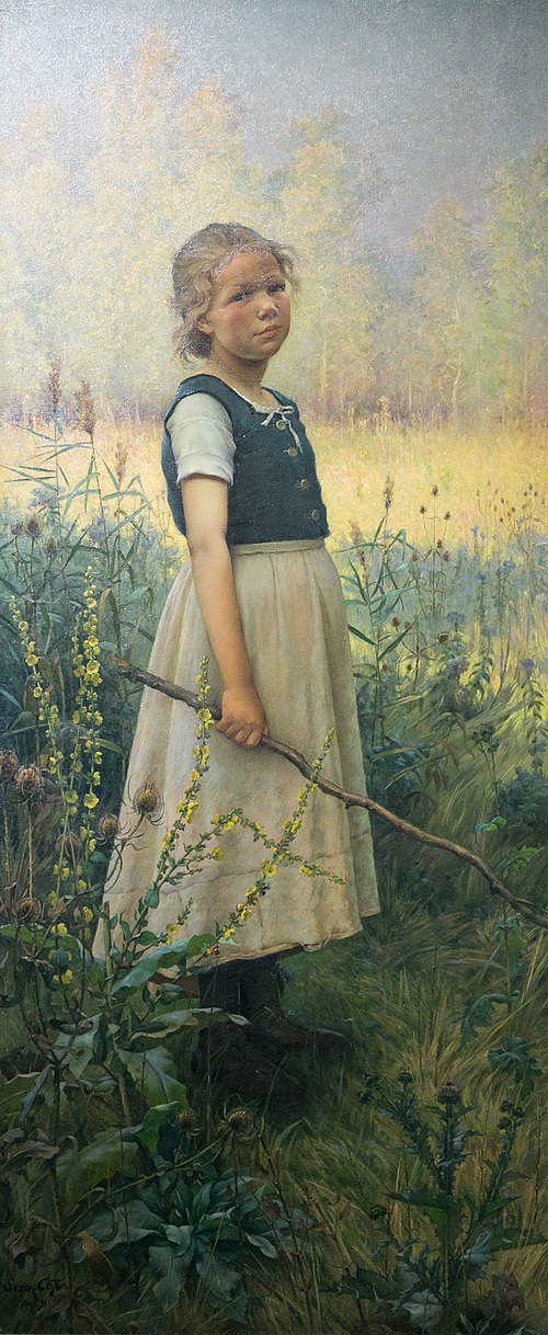 Pastourelle à Vallangoujard (Seine-et-Oise), 1898, Marc-Aurèle de Foy Suzor-Coté