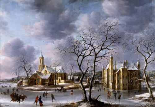 Winter Scene, 1660, Jan Abrahamsz Beerstraaten