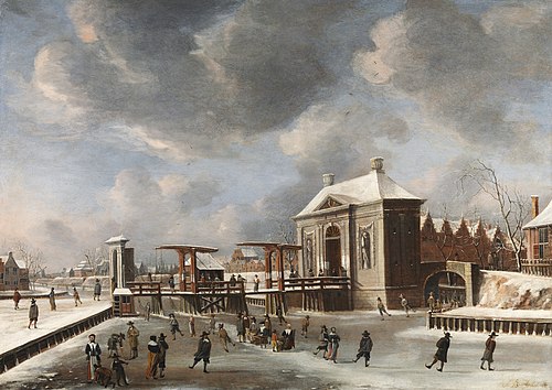 The Heiligewegs Gate, Amsterdam, 1665, Jan Abrahamsz Beerstraaten