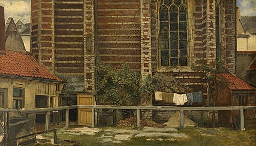 The Chapel of Grace in Antwerp, 1866, Henri de Braekeleer