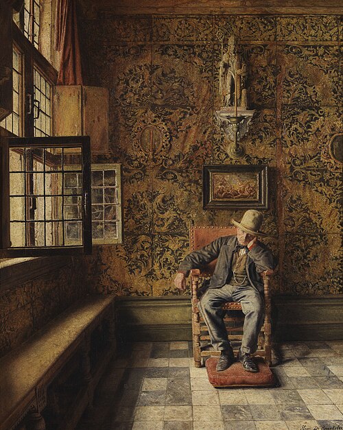 The Man on the Chair, 1875, Henri de Braekeleer