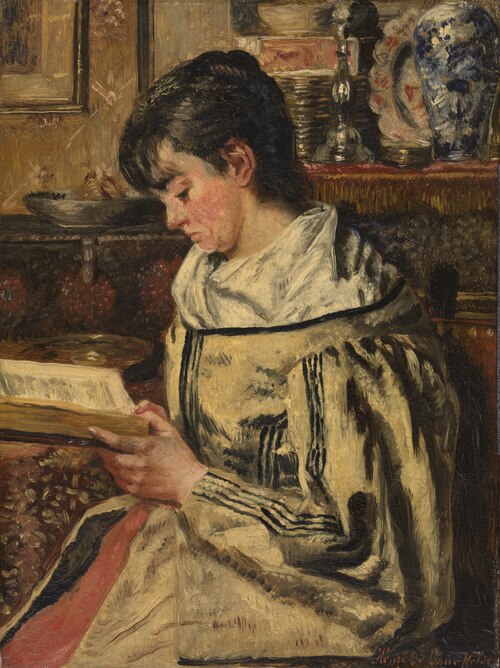 Woman Reading, 1886, Henri de Braekeleer