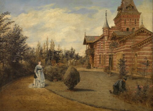 The Country House of Gustave Coûteaux, 1871, Henri de Braekeleer