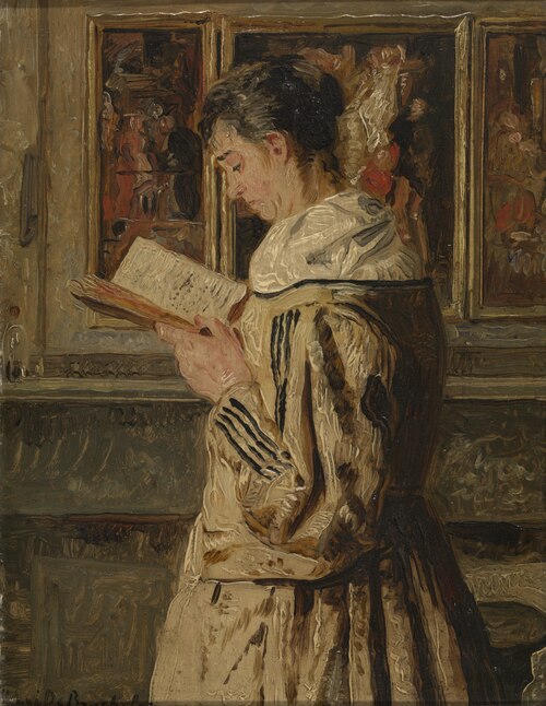 Woman Reading, 1885, Henri de Braekeleer