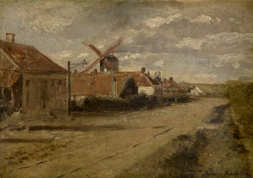 The Mill at Kiel, 1886, Henri de Braekeleer