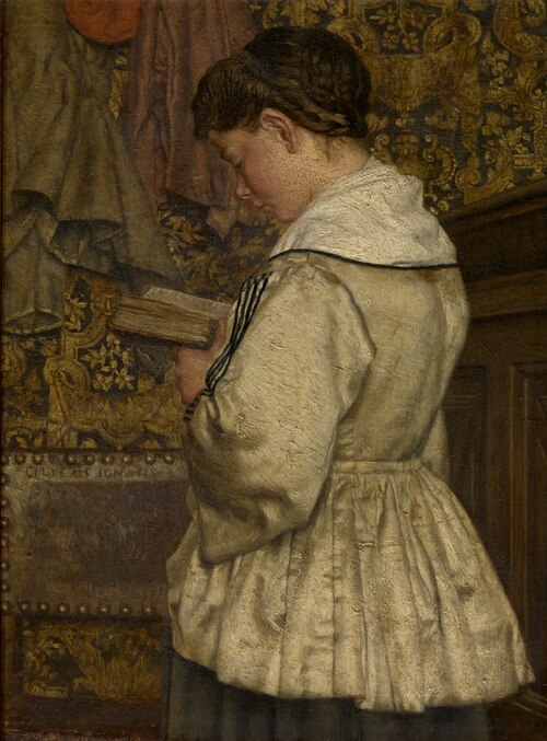 Woman Reading, 1872, Henri de Braekeleer