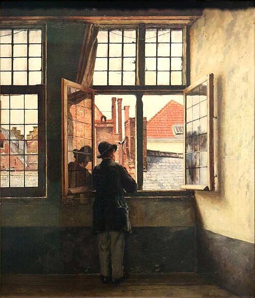 L'homme à la fenêtre, 1873, Henri de Braekeleer