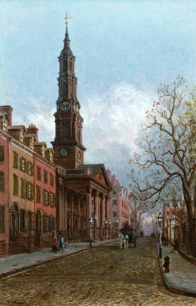 St. John's Church, Varick Street, New York, 1914, Edward Lamson Henry