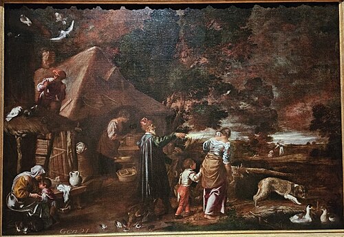 Repúdio de Agar, 1625, Pedro Orrente