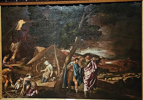 Abraão separa-se de Lot, 1625, Pedro Orrente
