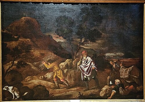 Abraão e Isaac a Caminho do Sacrifício, 1625, Pedro Orrente