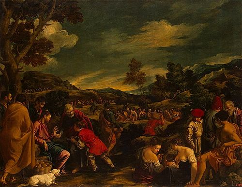 Feeding of the Five Thousand, 1613, Pedro Orrente