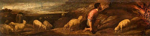 Moses and the Burning Bush, 1626, Pedro Orrente