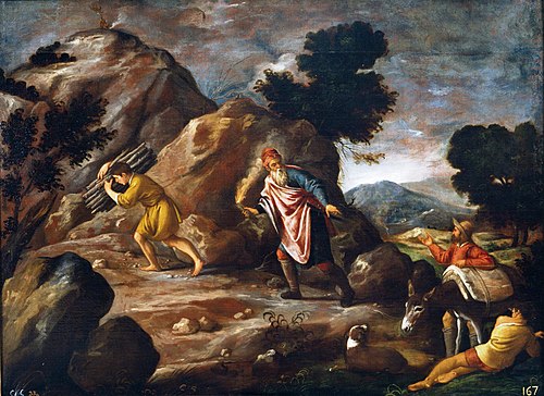 Abraham e Isaac camino del sacrificio, 1601, Pedro Orrente