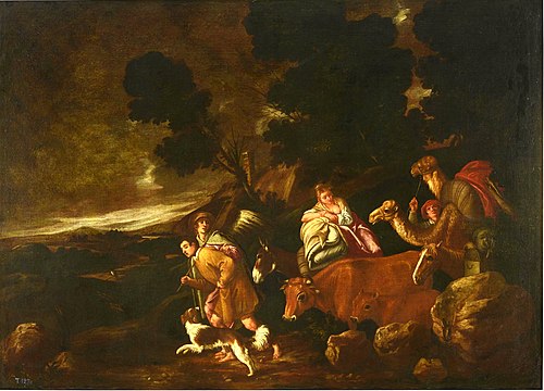 Viaje de Tobías y Sara, 1601, Pedro Orrente