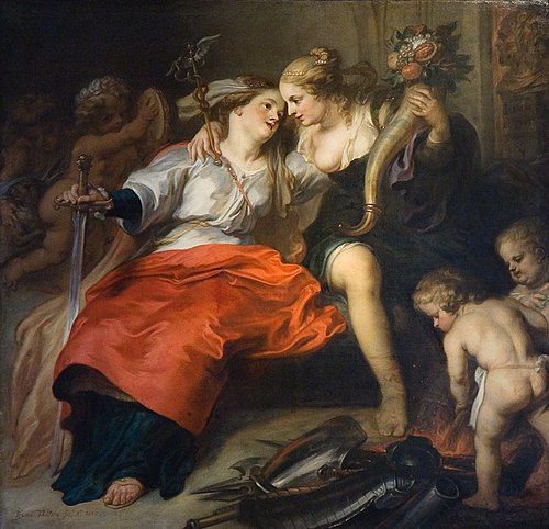 Allegory of the return of peace, 1657, Theodoor van Thulden