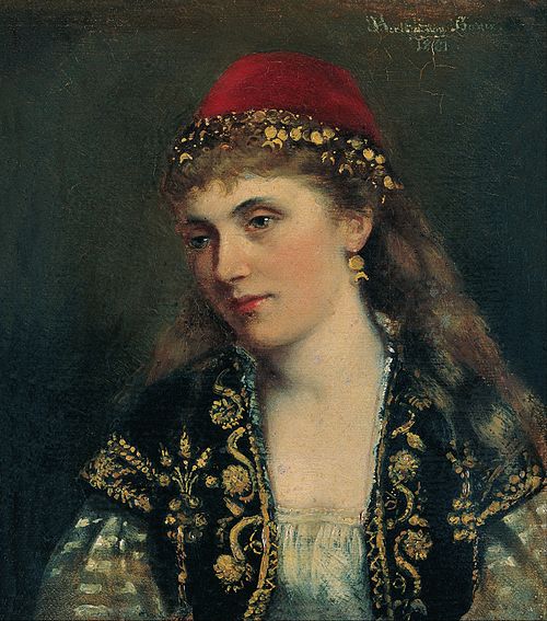 Portrait de femme, 1850, Bertha von Bayer