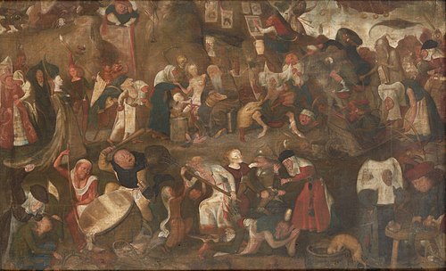 The temptation of Saint Anthony, 1650, Frans Verbeeck