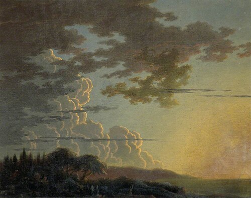 Setting Sun, 1770, Alexander Cozens
